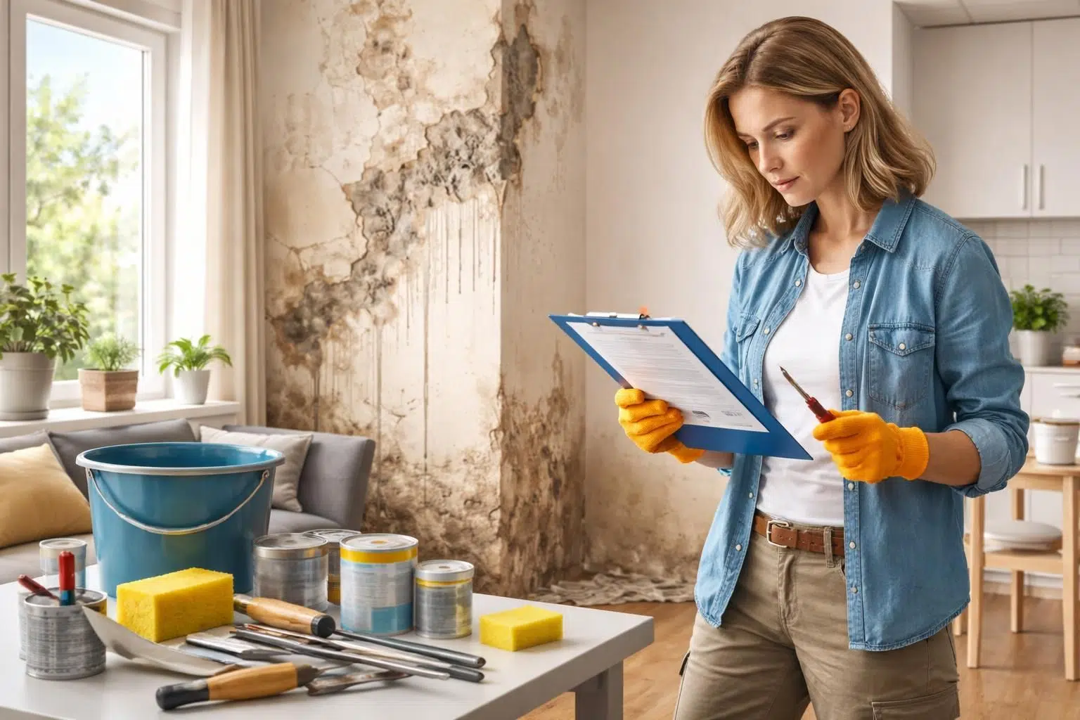 découvrez notre guide pratique en 5 étapes pour comprendre l'indemnisation des dégâts des eaux et réaliser vous-même les travaux nécessaires en toute sérénité.